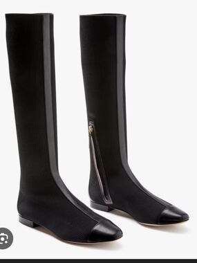 kate spade Black Mikayla Over-the-Knee Zip Boots